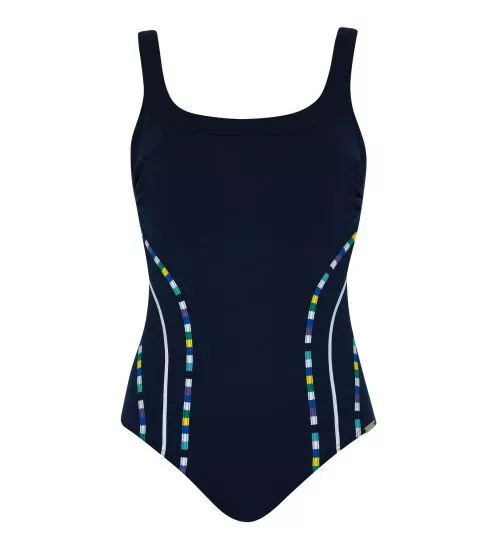 Blue Swimsuit A piece for...