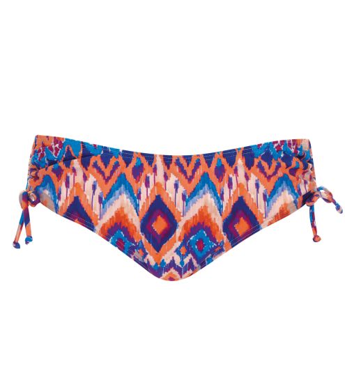 Bas de maillot de bain coulissant multicolore