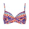 Haut de maillot de bain armatures souples multicolore