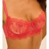 Soutien gorge corbeille Allure Rouge Coralia