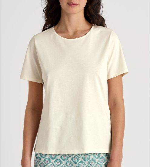 T-shirt blanc crème Favourites Botanic Charm Cream