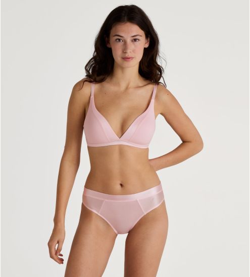Slip bords satin Cate Frappé Rose Pink