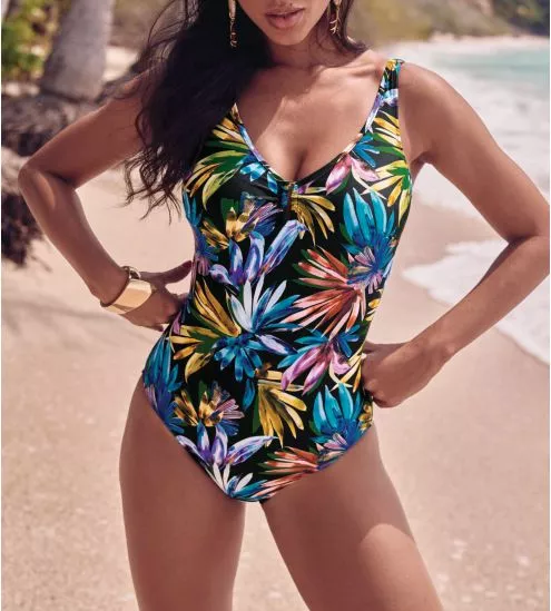 Maillot de bain imprimé tropical Agave