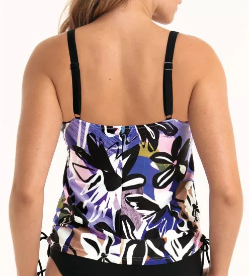 Tankini imprimé Noir
