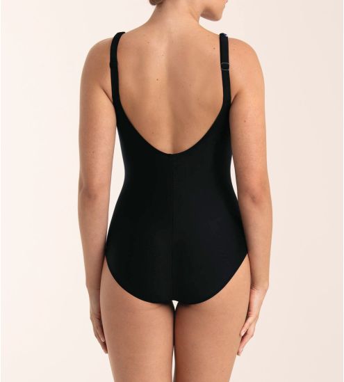Maillot de bain une pièce pour prothèses Noir