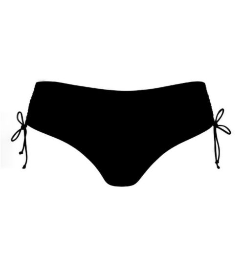 Bas de maillot de bain coulissant pour femme Noir