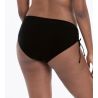Slip de bain coulissant pour femme NOIR