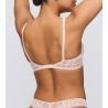 Soutien gorge à coques coeur Jadei Glossy Pink