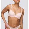 Soutien gorge à coques coeur Jadei Glossy Pink
