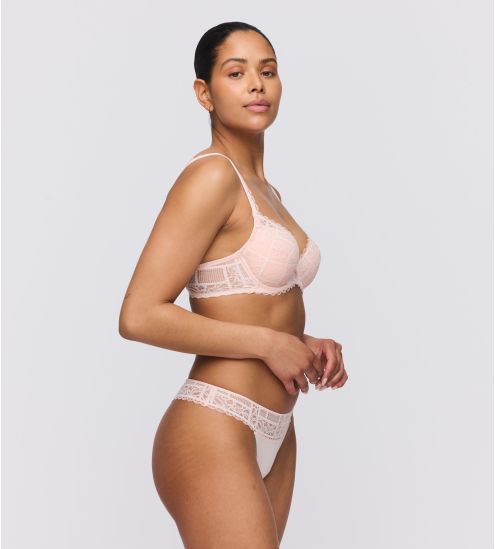 Soutien gorge push up Jadei Glossy Pink