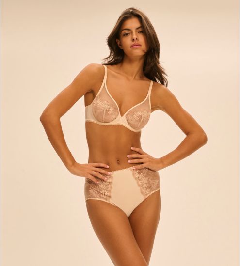 Culotte haute Allure Beige Chic