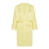 Kimono Satin Secrets Jaune d'Été