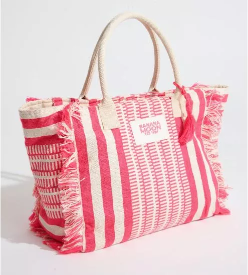 Sac de plage fantaisie Zamora Hiouchi Rose