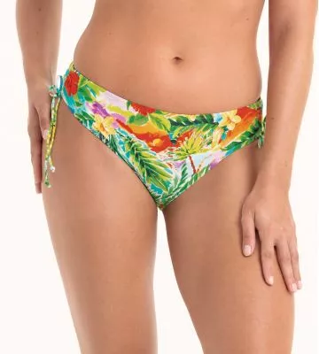Bas de maillot de bain réglable vert tropical
