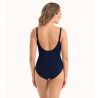 Maillot de bain avec fermeture éclair Bleu Indigo