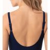 Maillot de bain avec fermeture éclair Bleu Indigo
