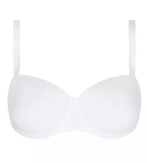 Soutien gorge bandeau coques (bonnets D,E) New Apesanteur Blanc