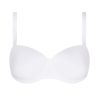 Soutien gorge bandeau coques (bonnets D,E) New Apesanteur Blanc