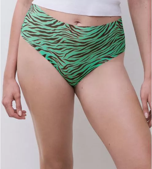 Culotte haute Pulpies Zèbre Emeraude