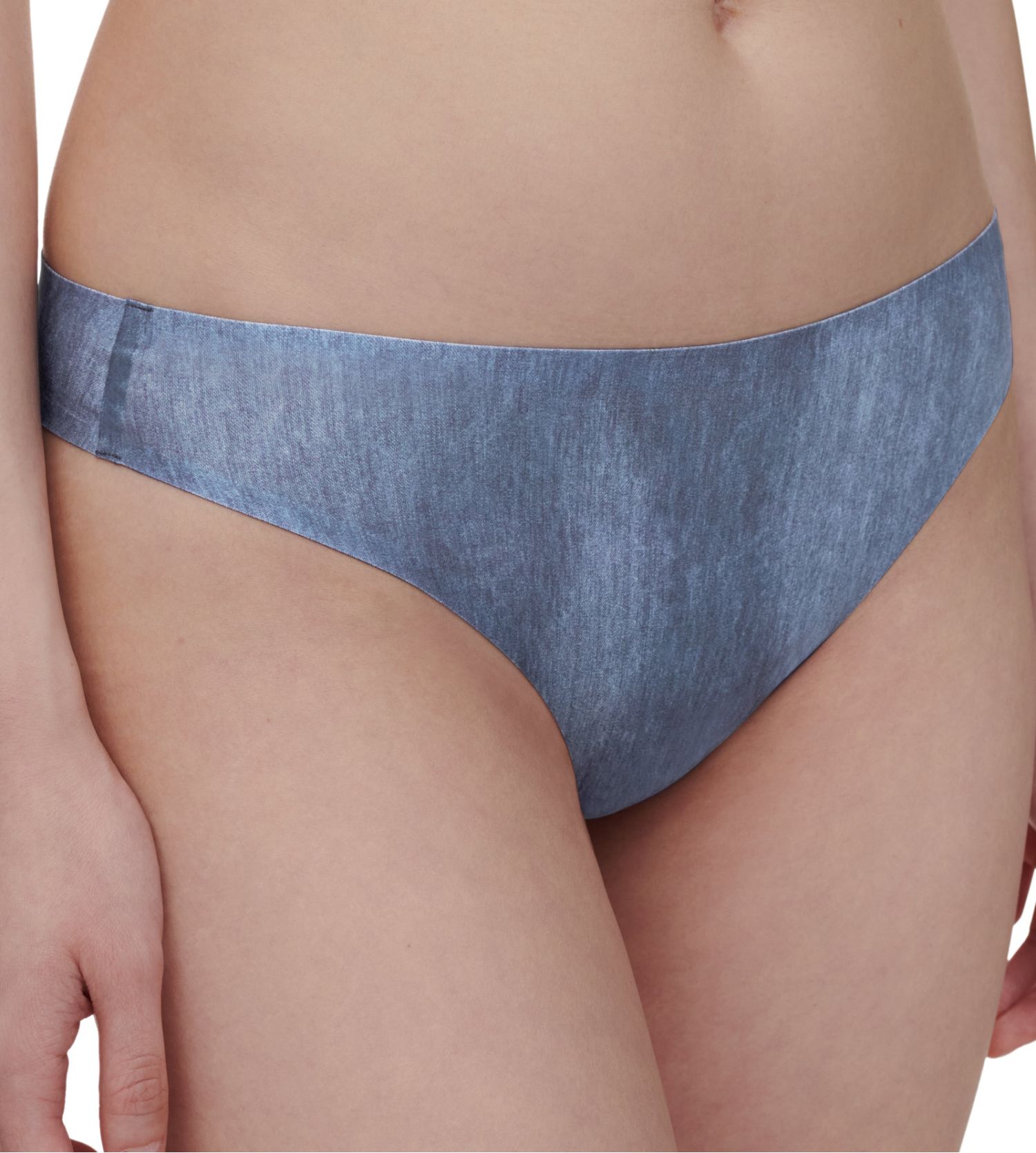 Culotte Tanga Chantelle Bleue En Dentelle - Taille 40, Neuve Avec étiquettes, Pour Femme