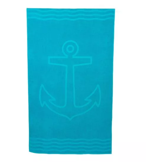 Serviette de plage turquoise