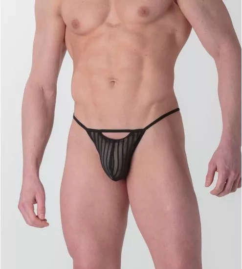 G-string en tulle Personnal Allure Noir
