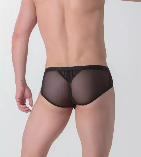Slip mini en tulle Personnal Allure Noir