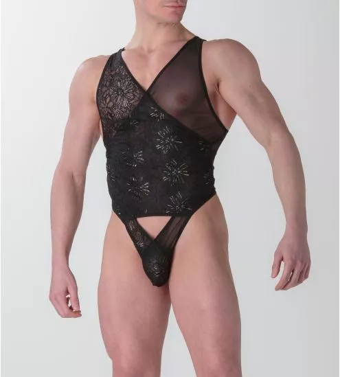 Body string homme Pure Seduction Noir