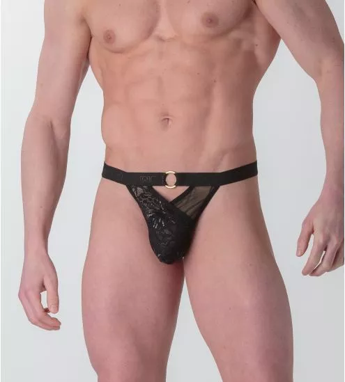 G-string pure black seduction