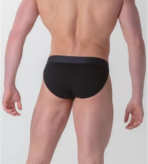 Tanga homme ceinture large Sexy Fun Noir