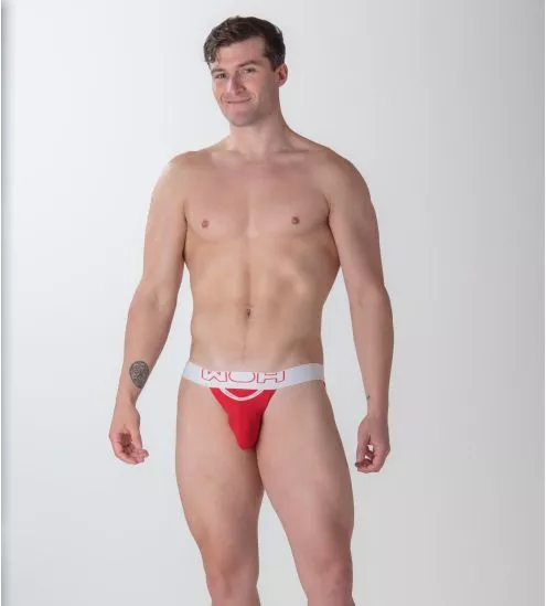 Tanga homme ceinture large Sexy Fun Rouge