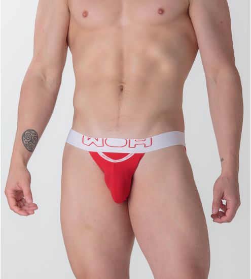 Tanga homme ceinture large Sexy Fun Rouge
