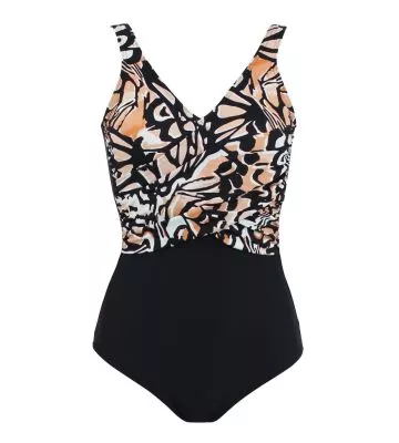 Maillot de bain une pièce maintien Rhodes Noir