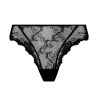 Slip fantaisie Dressing Floral NOIR