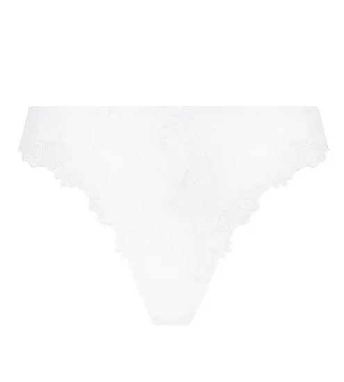Slip fantaisie Dressing Floral BLANC