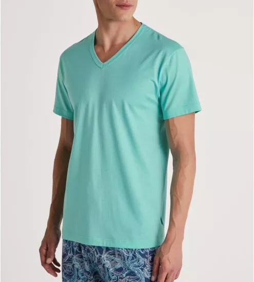 T-shirt bleu turquoise homme RMX Sleep Time off