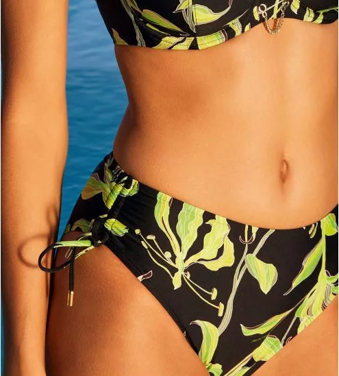 Bas de maillot de bain coulissant Fleurs de Nuit Nuit Luciole
