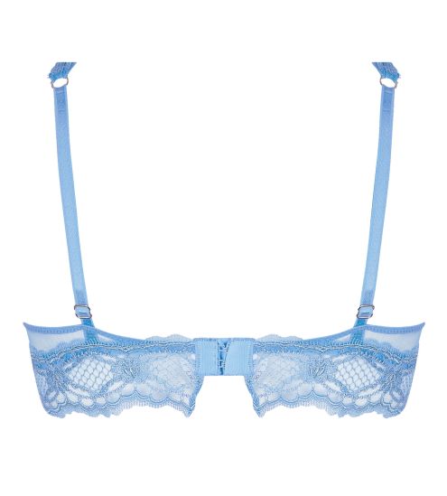 Soutien gorge Glam bleu Azur Sublime en dentelle