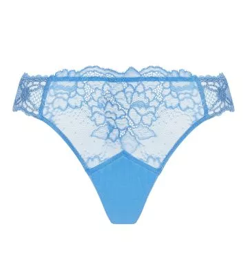 Slip Séduction bleu Azur Sublime en dentelle