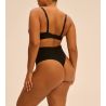 String gainant taille haute Noir Story