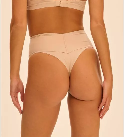 String taille haute gainant Beige Story