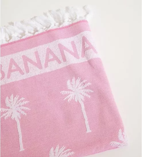 Serviette de plage Bayahoo Azusa Fushia