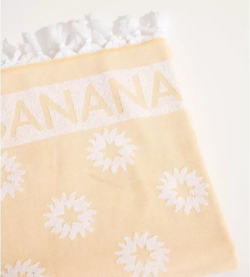 Serviette de plage Bayahoo Azusa Jaune