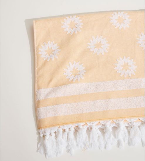 Serviette de plage Bayahoo Azusa Jaune