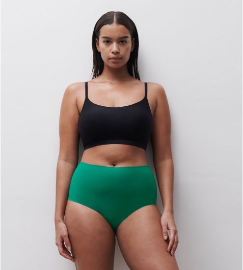 Culotte maxi taille haute SoftStretch Vert Racing Club