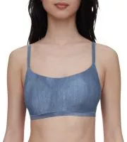 Bralette à coques SoftStretch Jean Bleu