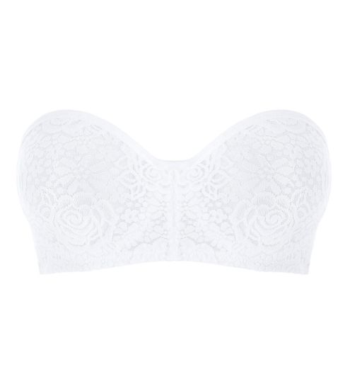 Soutien-gorge bandeau Halo Lace Ivoire