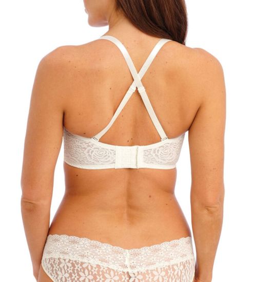Soutien-gorge bandeau Halo Lace Ivoire