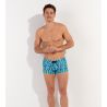 Boxer de bain imprimé surf Marbella Bleu