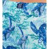 Boxer de bain imprimé tortues Tartane Bleu